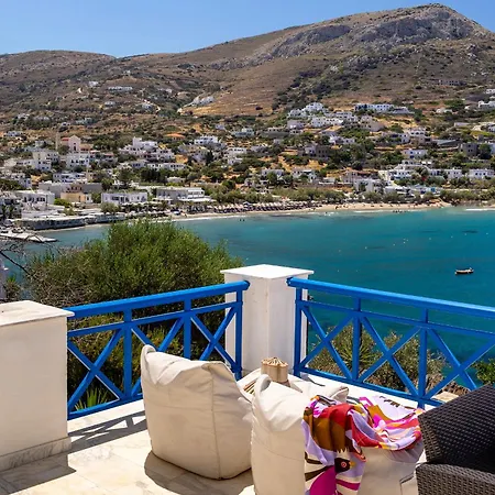Syros Private House With Superb Sea View בית נופש Kini
