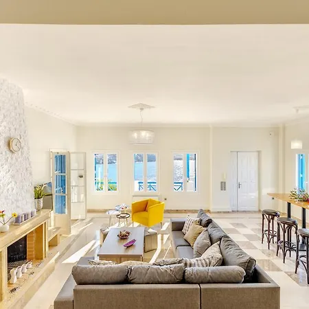 Syros Private House With Superb Sea View בית נופש *